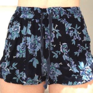 floral flowy shorts
